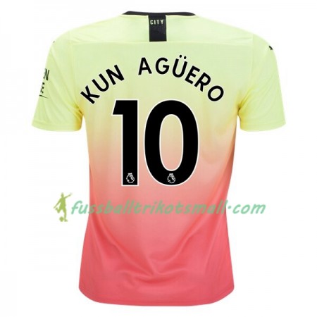 Fußballtrikots Manchester City Kun Aguero 10 2019-2020 Kurzarm Ausweichtrikot kaufen